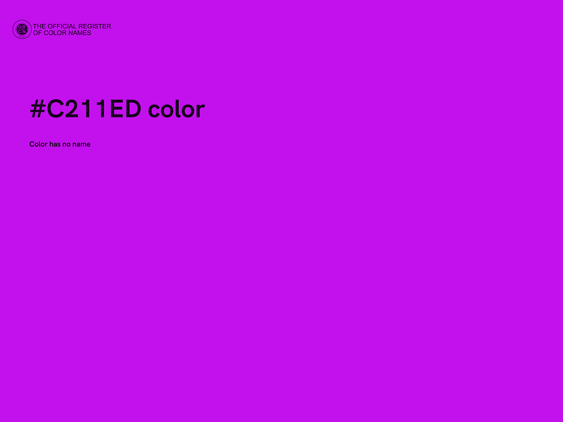 #C211ED color image