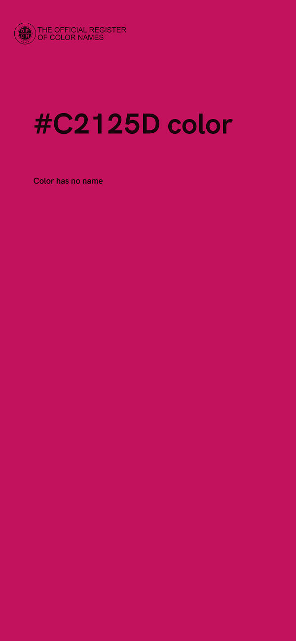 #C2125D color image