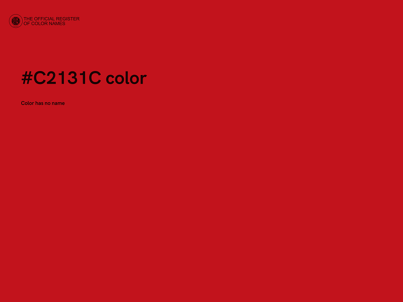 #C2131C color image