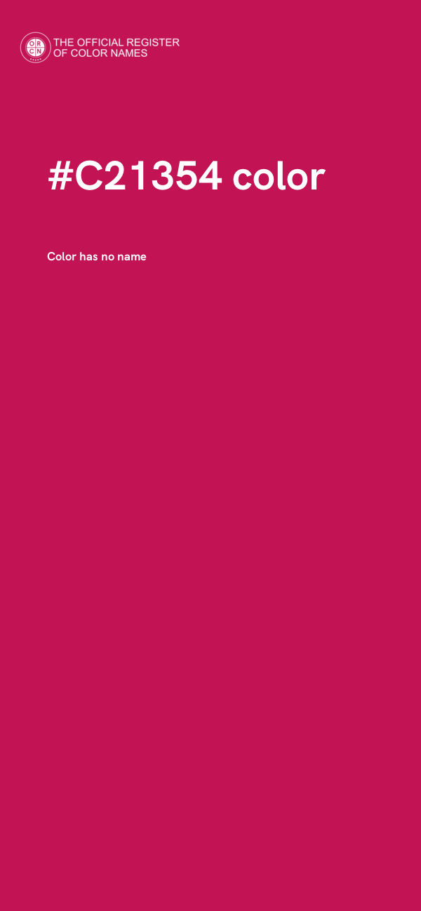#C21354 color image