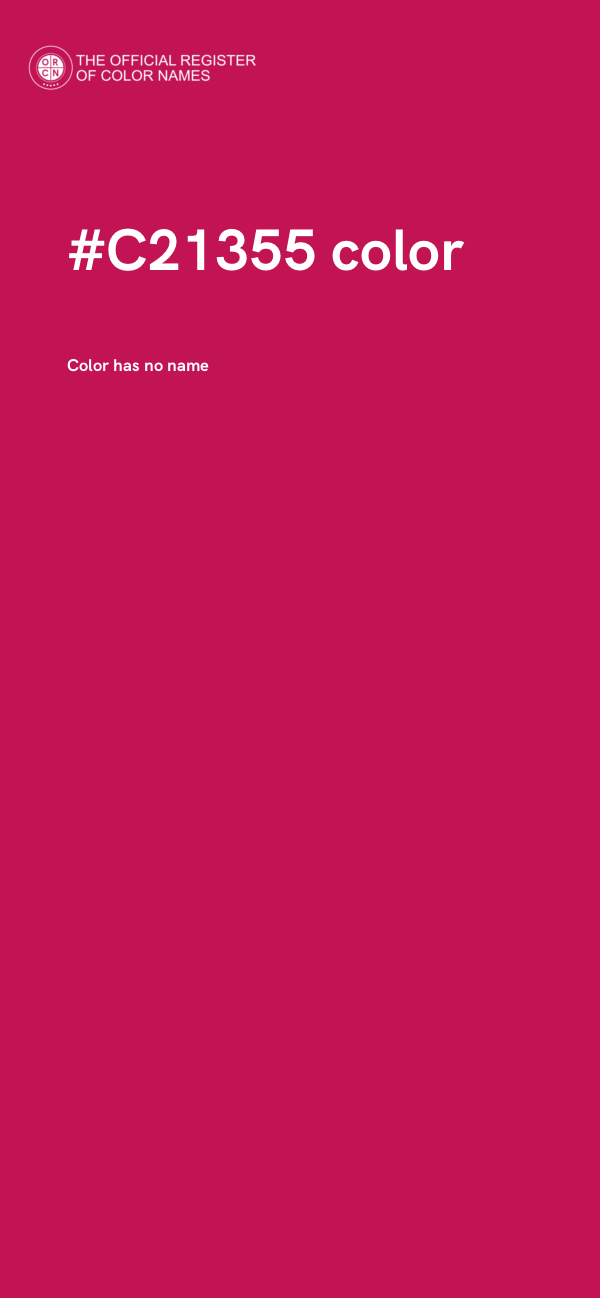 #C21355 color image