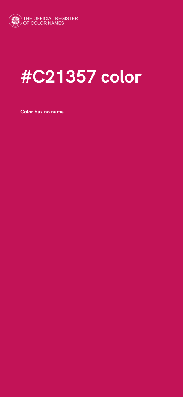 #C21357 color image