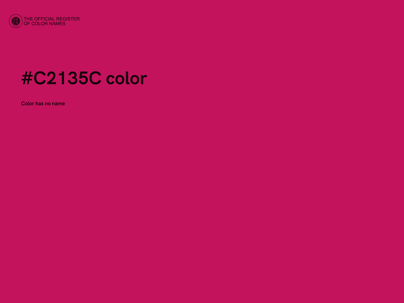 #C2135C color image