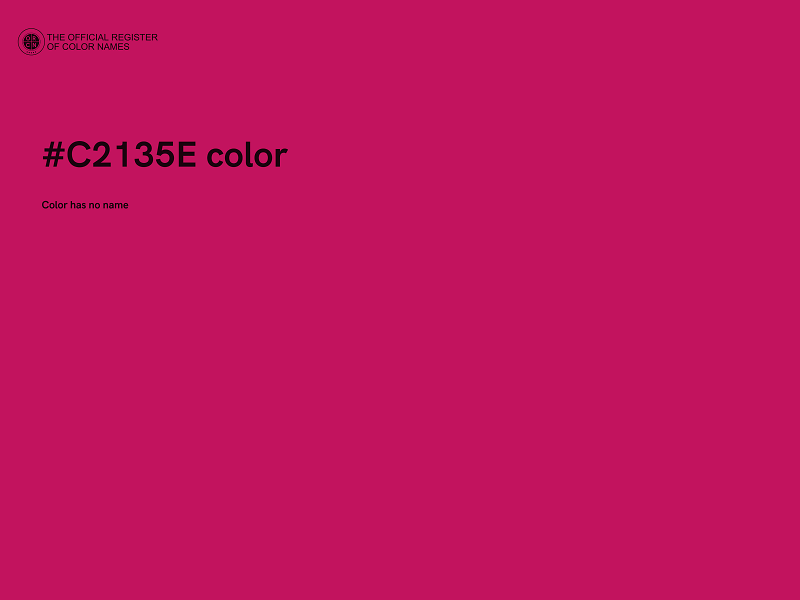 #C2135E color image