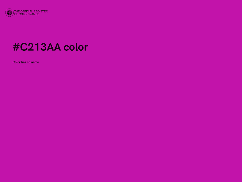 #C213AA color image