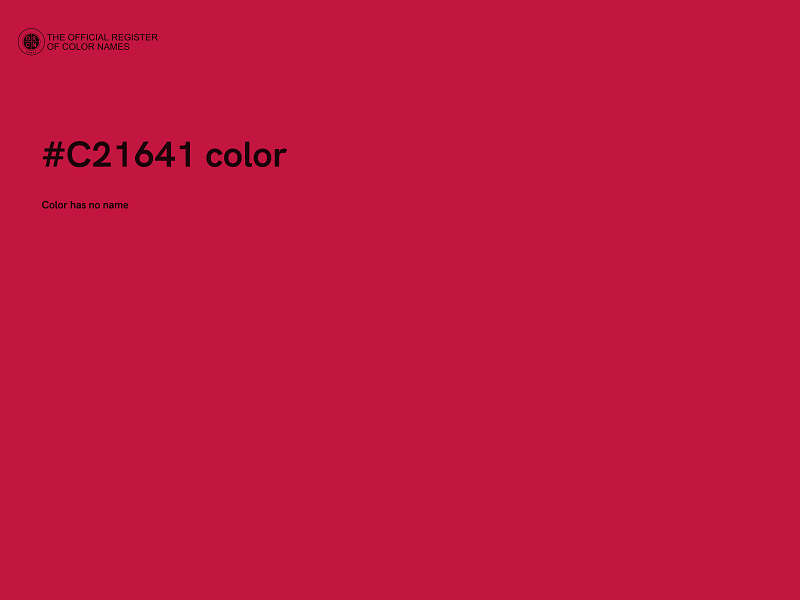 #C21641 color image