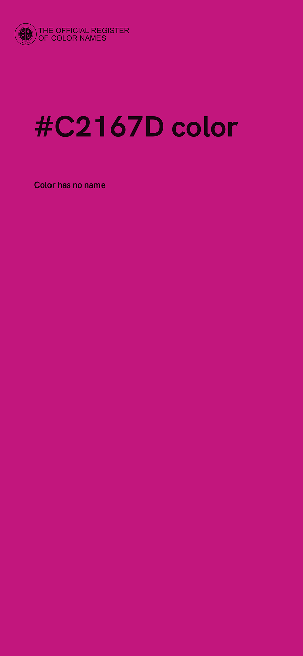#C2167D color image