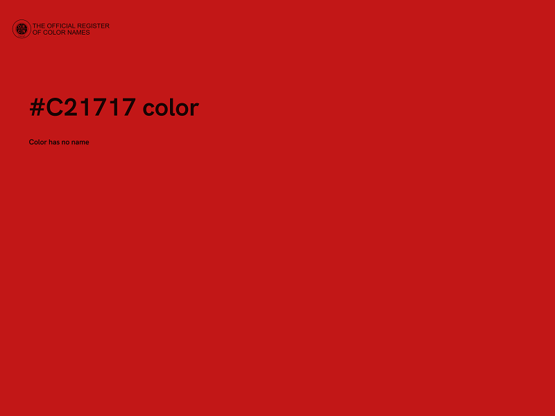 #C21717 color image