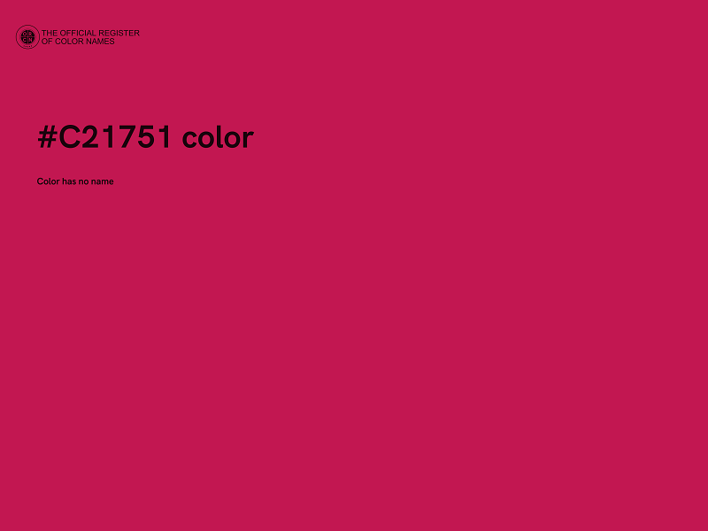 #C21751 color image