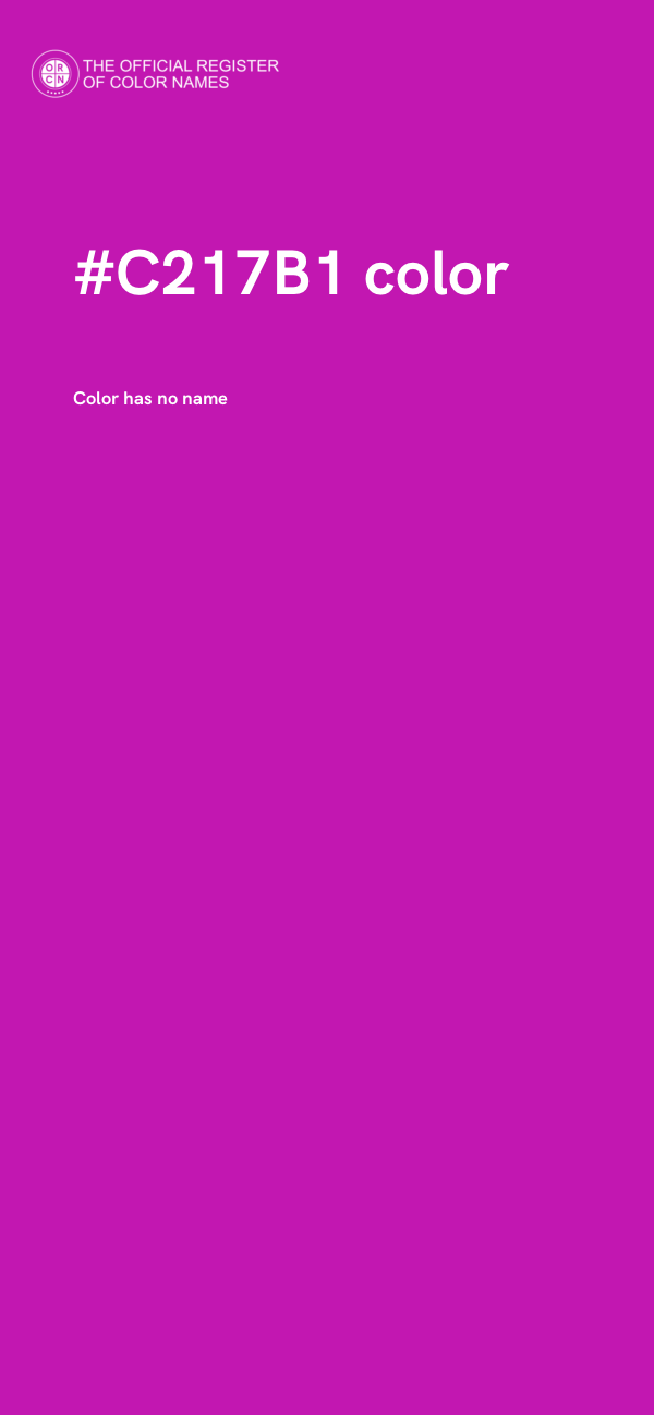 #C217B1 color image