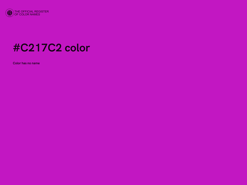 #C217C2 color image