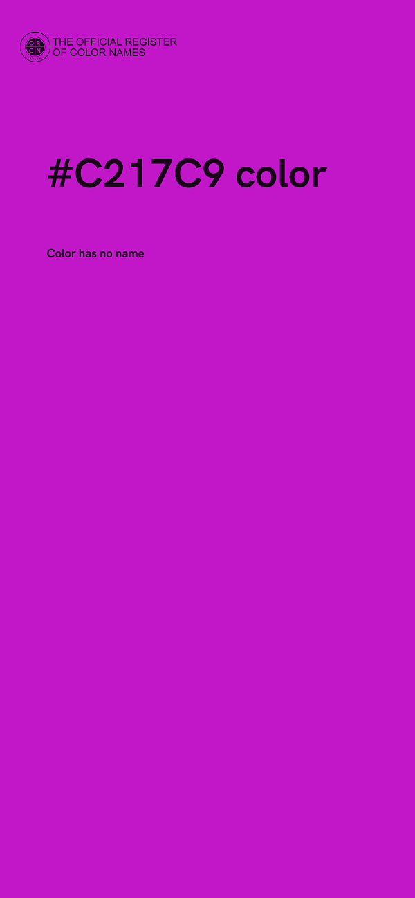 #C217C9 color image