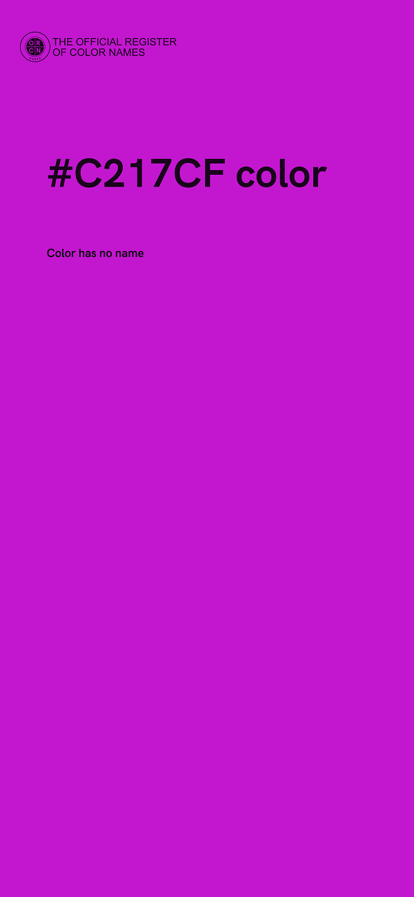 #C217CF color image
