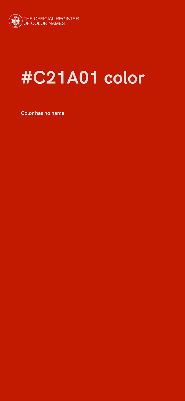#C21A01 color image