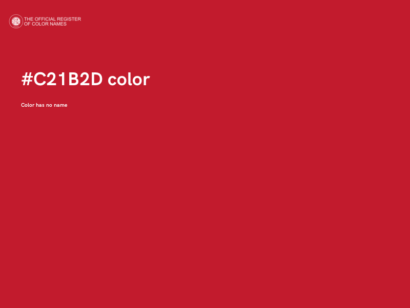 #C21B2D color image