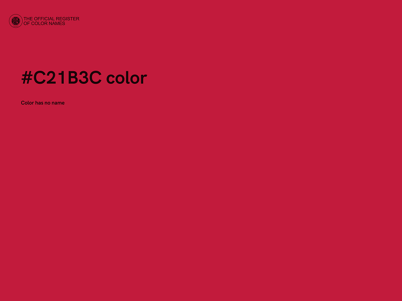 #C21B3C color image