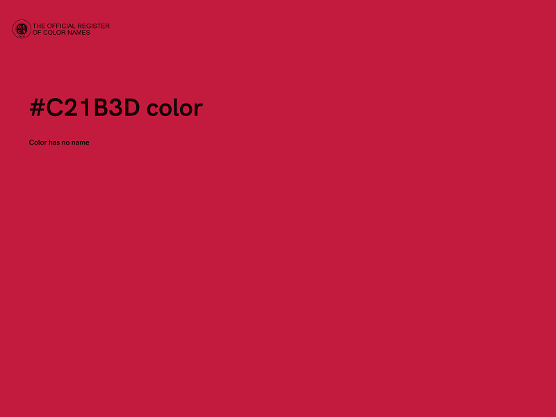 #C21B3D color image