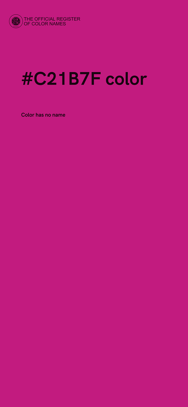 #C21B7F color image