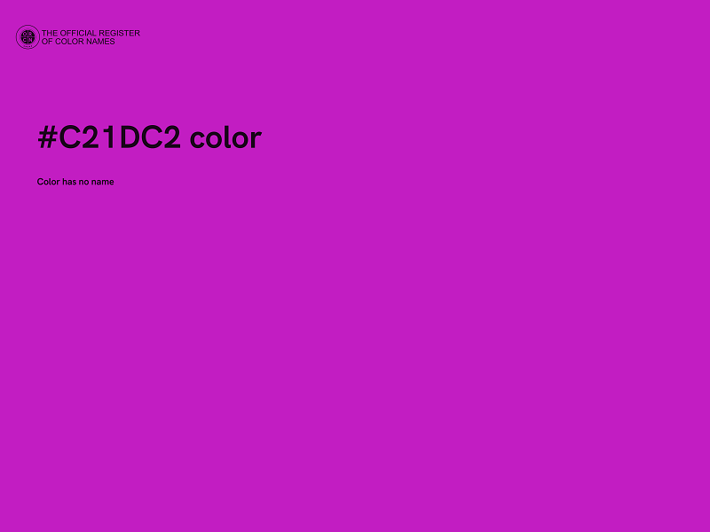 #C21DC2 color image