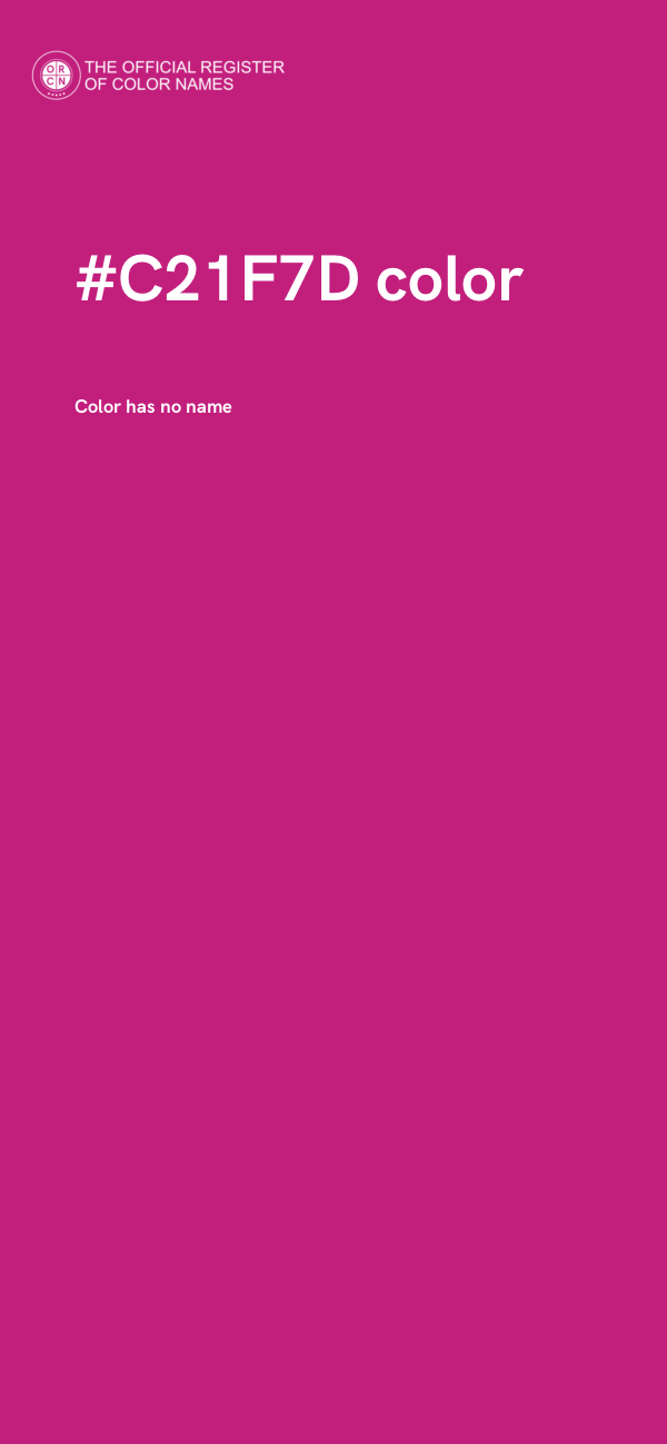 #C21F7D color image