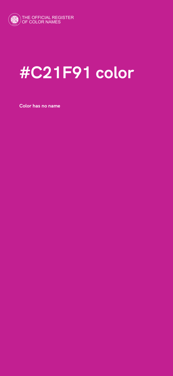 #C21F91 color image
