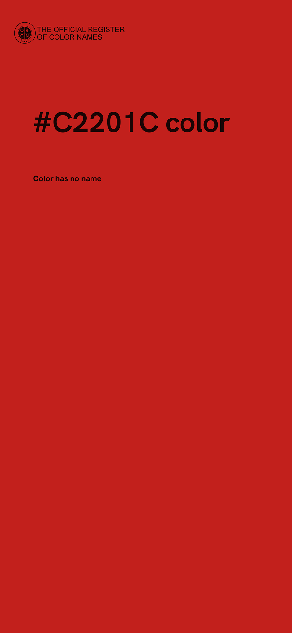 #C2201C color image