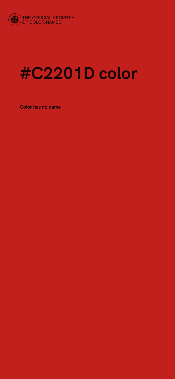 #C2201D color image