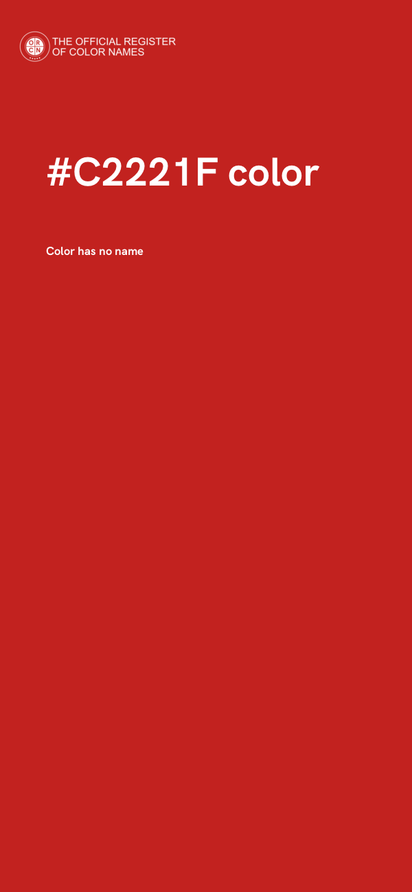 #C2221F color image
