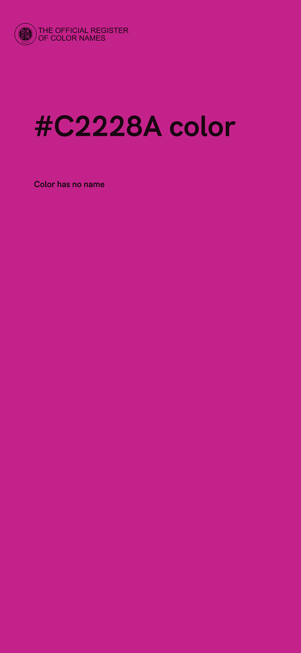 #C2228A color image