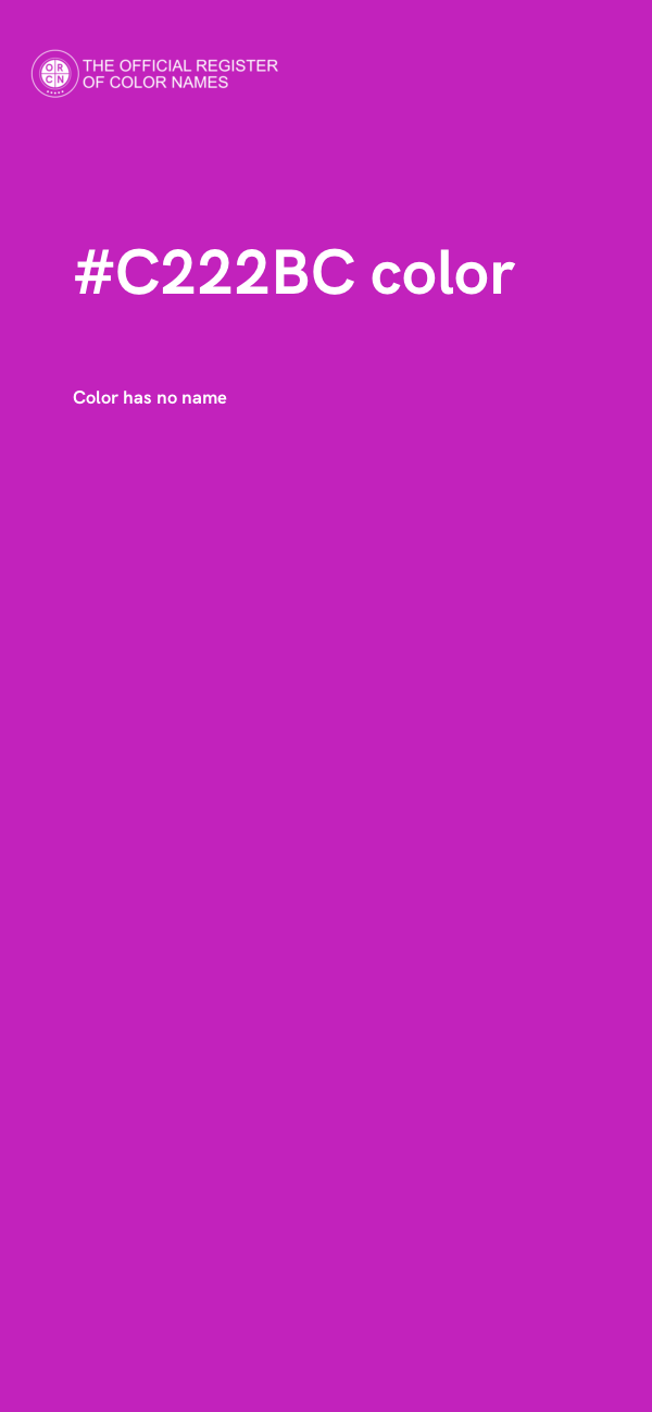 #C222BC color image