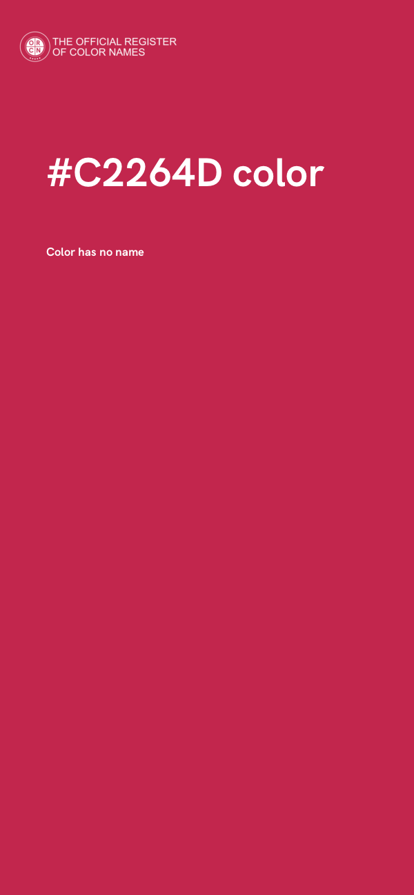 #C2264D color image