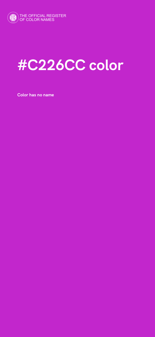 #C226CC color image