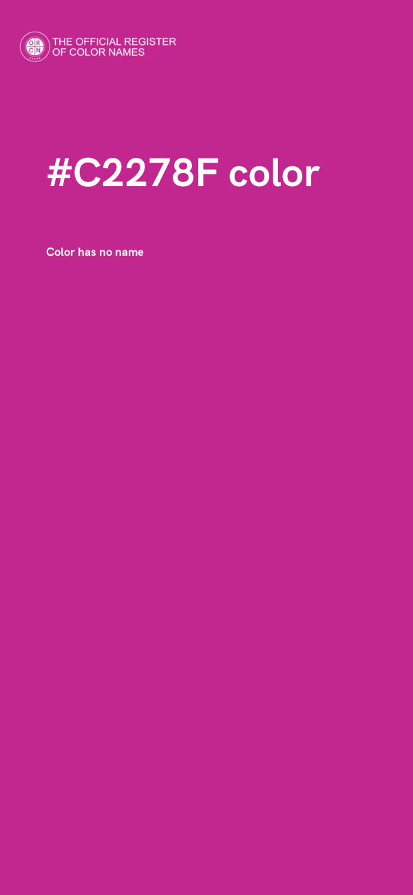 #C2278F color image