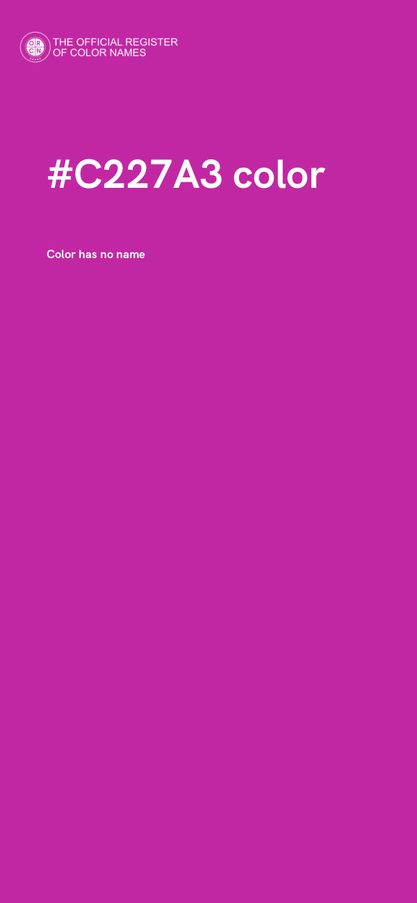 #C227A3 color image
