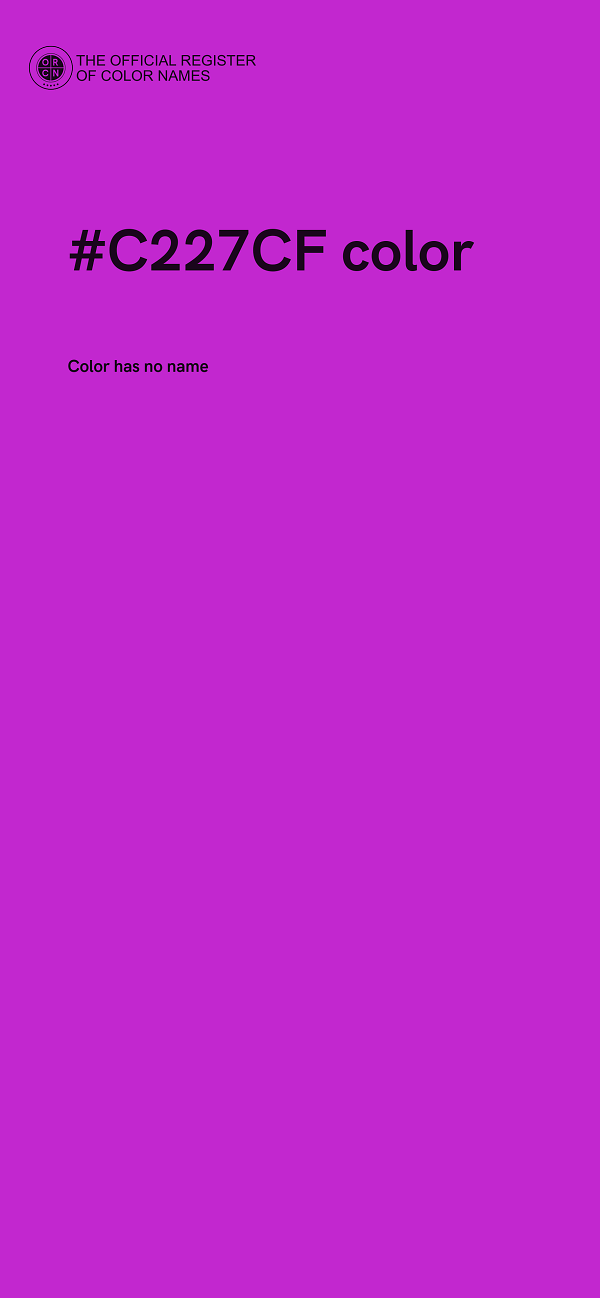 #C227CF color image