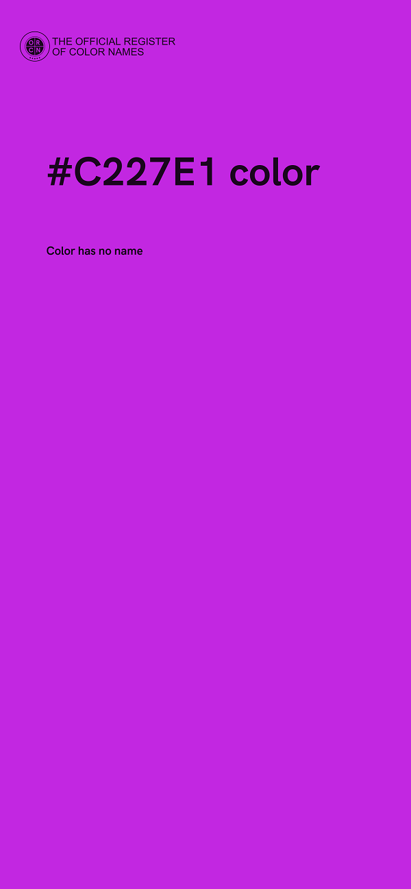#C227E1 color image