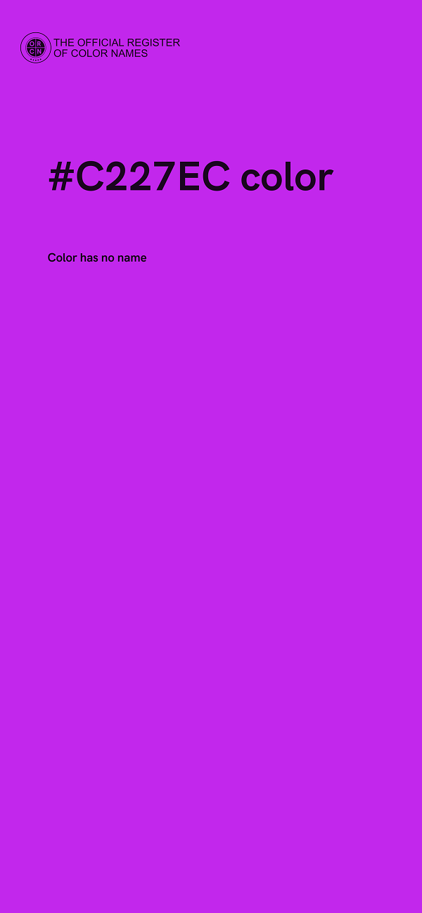 #C227EC color image