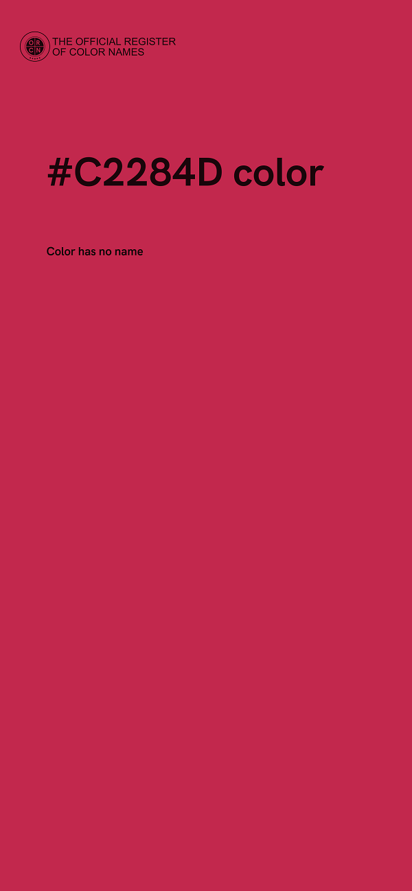 #C2284D color image