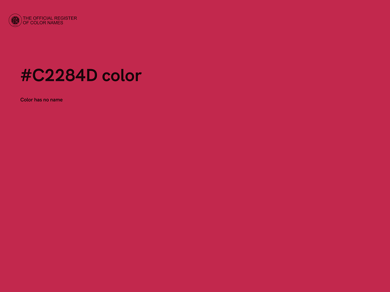 #C2284D color image