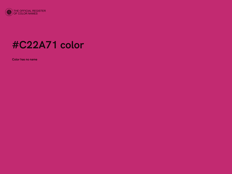 #C22A71 color image