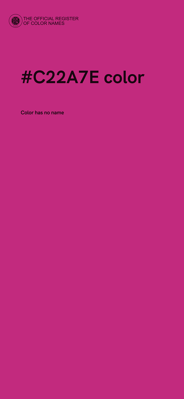 #C22A7E color image