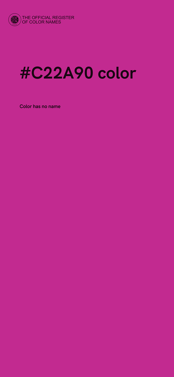 #C22A90 color image