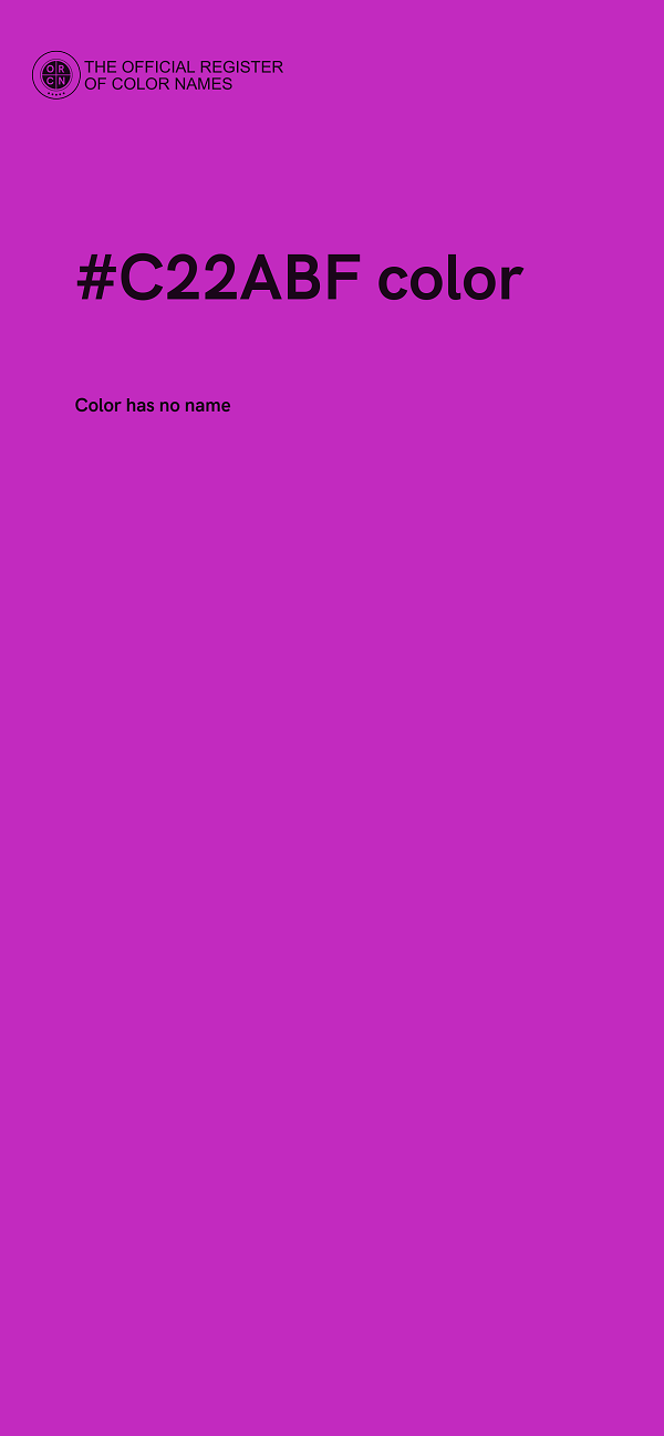 #C22ABF color image