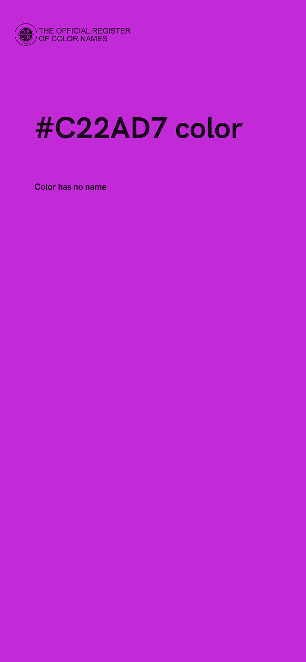#C22AD7 color image