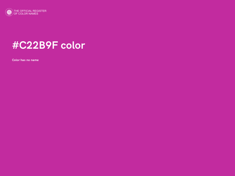 #C22B9F color image