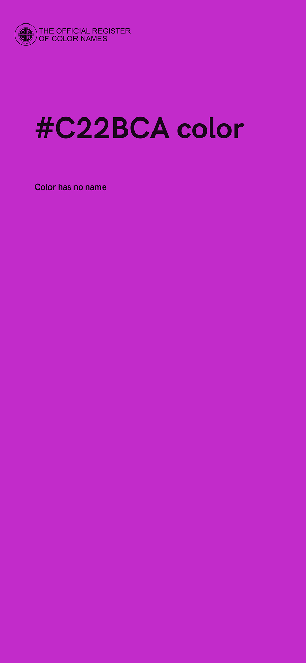 #C22BCA color image