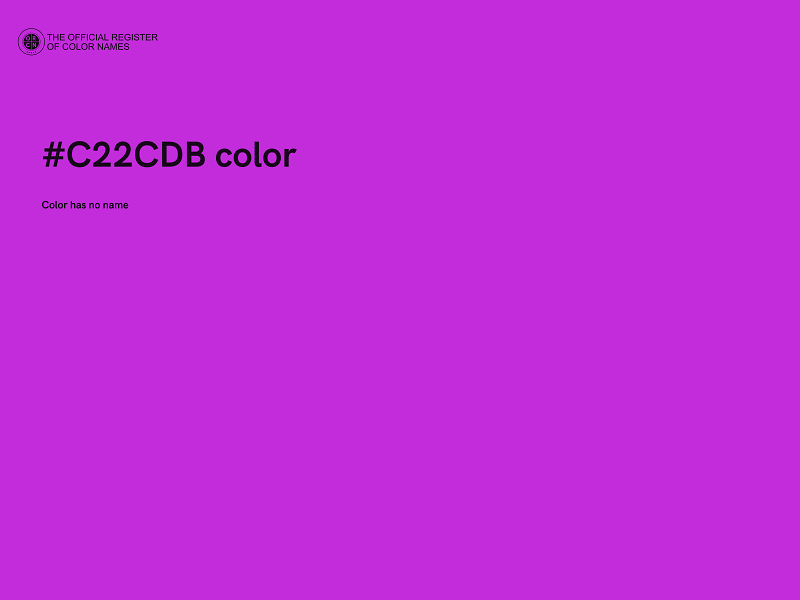 #C22CDB color image