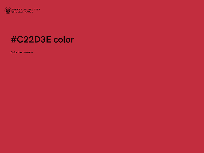 #C22D3E color image