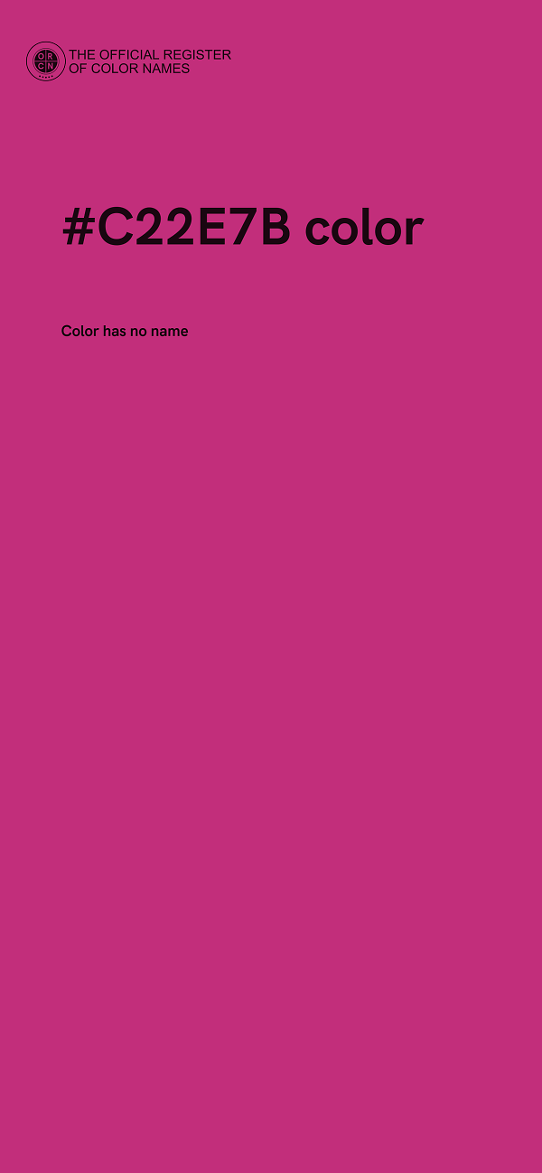 #C22E7B color image