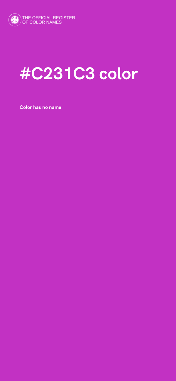 #C231C3 color image